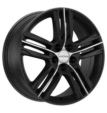 Ronal R57 mattschwarz-frontkopiert 7.5x19 ET51 5x112 CB76 Preis Gesenkt