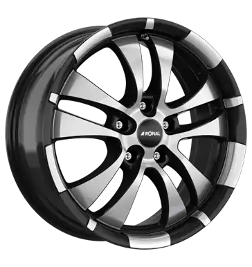Ronal R59 jetblack-frontkopiert 7.5x17 ET35 5x112 CB76 Sofort Bestellen