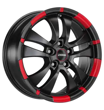 Sofort Bestellen Ronal R59 jetblack-red rim 7.5x18 ET50 5x114,3 CB82