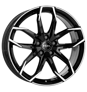 Rial Lucca diamant-schwarz frontpoliert 7.5x17 ET50 5x114,3 CB67.1 Sonderangebot