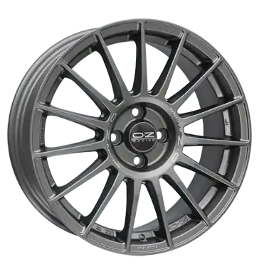 OZ Superturismo LM matt graphit mit silberner Schrift 7x17 ET42 4x108 CB75 Kracherpreis