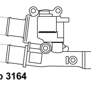 Preiswert BorgWarner (Wahler) Thermostat, Kühlmittel (3164.88) KFZ-7129002