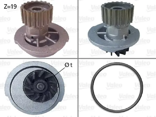 VALEO Wasserpumpe, Motorkühlung (506649) KFZ-7131245 Must-Have