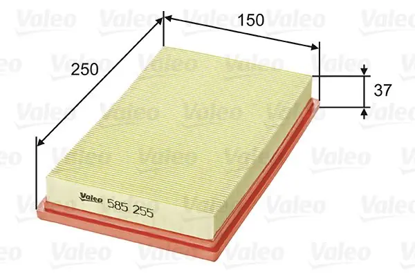 VALEO Luftfilter (585255) KFZ-7132275 Jetzt Bestellen