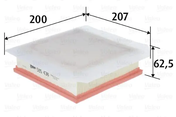 Günstig VALEO Luftfilter (585438) KFZ-7132289
