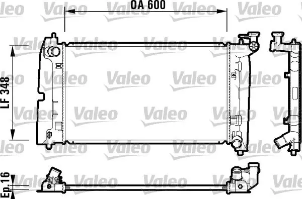 Neue Kollektion VALEO Kühler, Motorkühlung (734199) KFZ-7133449