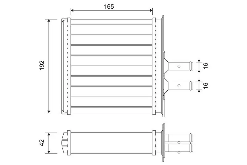 Garantierte Lieferung VALEO Wärmetauscher, Innenraumheizung (812145) KFZ-7133856