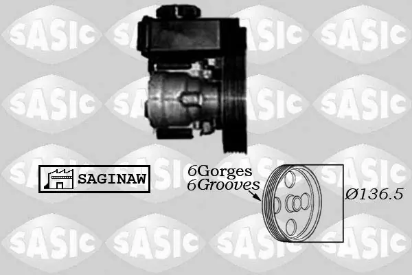 SASIC Hydraulikpumpe, Lenkung (7070007) KFZ-6980003 Meistverkauft
