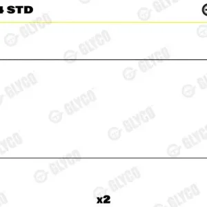 Saisonangebot GLYCO Pleuellager (71-3994 STD) KFZ-6982226