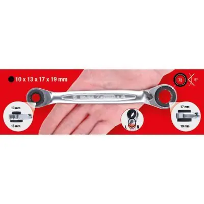 KS TOOLS Ratschen-Doppelringschlüssel (503.4565) KFZ-6936511 Sichere Zahlung