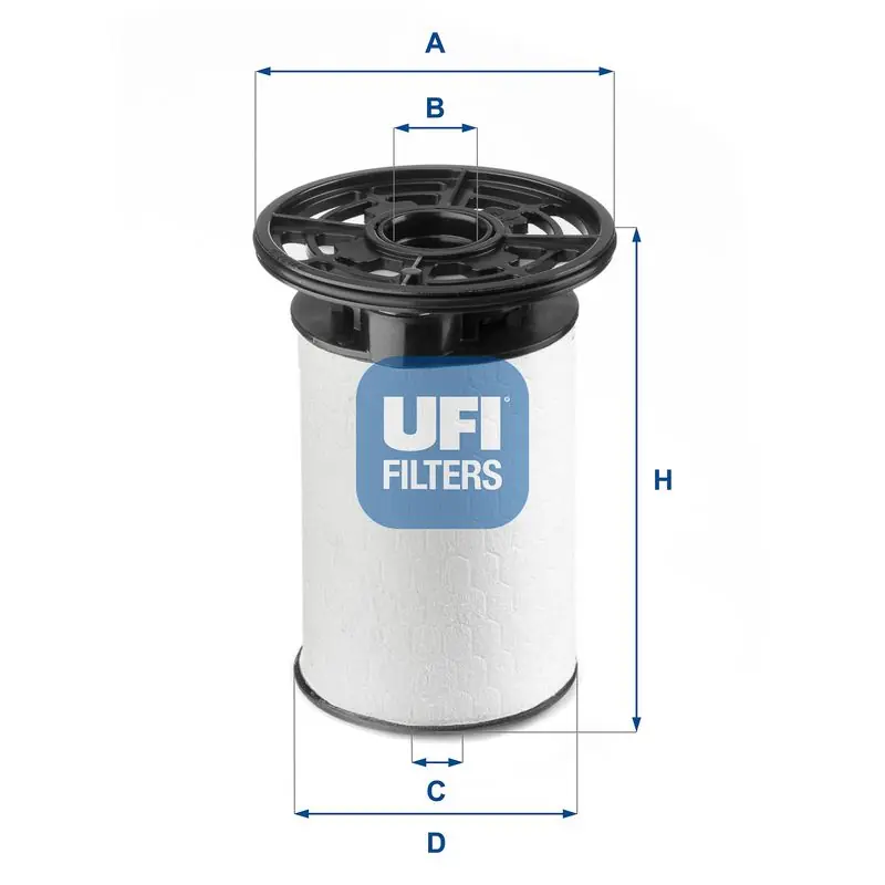Neuheit UFI Kraftstofffilter (26.076.00) KFZ-6877681