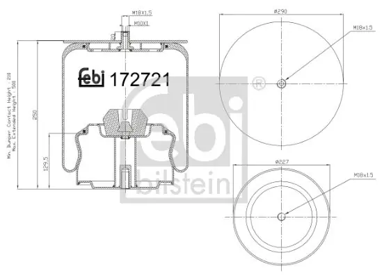 Letzte Chance FEBI BILSTEIN Federbalg, Luftfederung (172721) KFZ-6896970