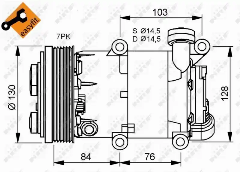 Beliebt NRF Kompressor, Klimaanlage (32410) KFZ-6897336